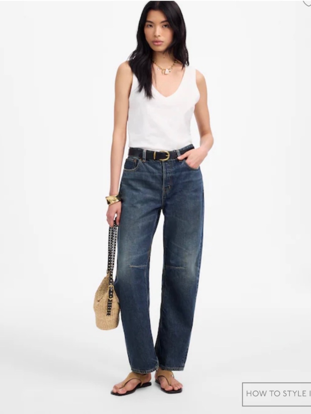 Madewell Barell darted jeans